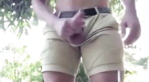 Public Park Masturbation Caught on Tape