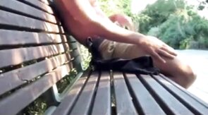 Public Park Masturbation Caught on Tape