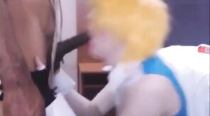 Sissy Beach Interracial Anal