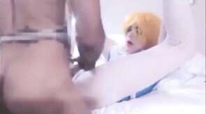 Sissy Beach Interracial Anal