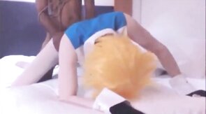 Sissy Beach Interracial Anal