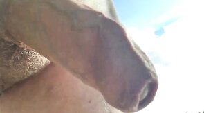 Public Handjob Caught a Big Cock by Surprise