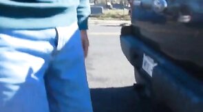 Big-Cock Daddy Stroking Outdoors
