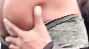 Older Black Man Sucks My Cock Outdoors for Cash