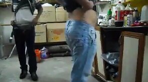 Bareback Fun in the Back Room for Two Horny Amateurs