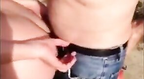 Bareback Daddy Outdoor Fuck