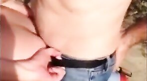 Bareback Daddy Outdoor Fuck