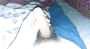 Stroking my cock and cumming hard