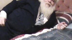 Fat Bear Daddy Wanks His Small Cock