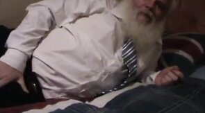 Fat Bear Daddy Wanks His Small Cock