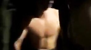 Twink Gets a Helping Hand from His Buddy Outdoors