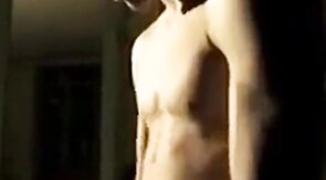 Twink Gets a Helping Hand from His Buddy Outdoors