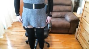 Little Crossdresser's Webcam Pleasure