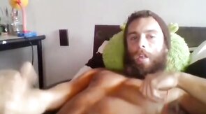 Moaning Masturbating Man