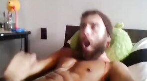 Moaning Masturbating Man