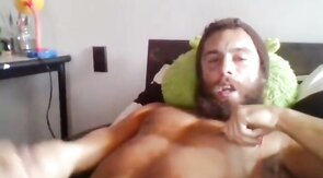 Moaning Masturbating Man