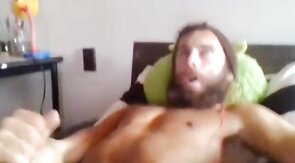 Moaning Masturbating Man