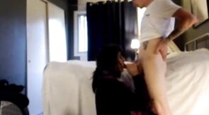 Hung White Thug Breeds Latina Tranny