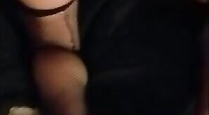 First Interracial Bareback with a Sissy Crossdresser