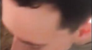 Twink Swallows Big Cock, Amateur Blowjob Video