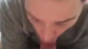 Twink Swallows Big Cock, Amateur Blowjob Video