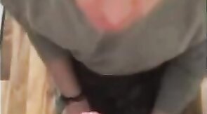 Twink Swallows Big Cock, Amateur Blowjob Video