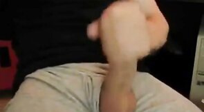 Big Cock, Huge Load! Amateur Handjob by a Man with a Big Dick!