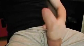 Big Cock, Huge Load! Amateur Handjob by a Man with a Big Dick!