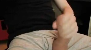 Big Cock, Huge Load! Amateur Handjob by a Man with a Big Dick!