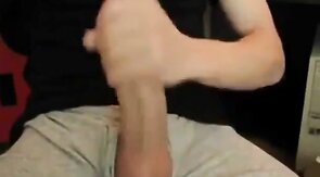 Big Cock, Huge Load! Amateur Handjob by a Man with a Big Dick!