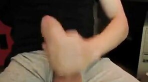 Big Cock, Huge Load! Amateur Handjob by a Man with a Big Dick!