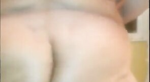 Fat Black Amateur Shows Dick, Ass & Tits