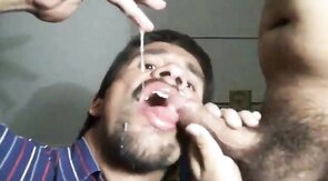 Sub Deepthroats Dom's Huge Cock