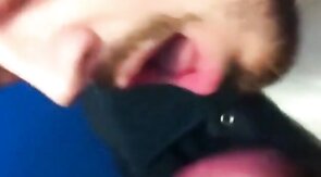 Public WC Blowjob by Amateur Cum Sucker