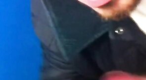 Public WC Blowjob by Amateur Cum Sucker