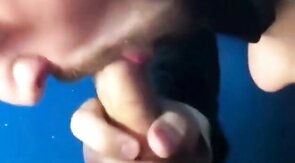 Public WC Blowjob by Amateur Cum Sucker