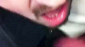 Public WC Blowjob by Amateur Cum Sucker