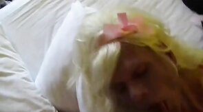 Mature Crossdresser Gets a Facial