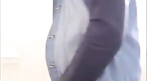 Twink cums hard while jacking off in college dorm room