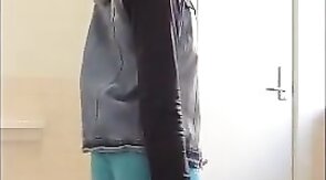 Twink cums hard while jacking off in college dorm room