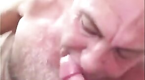 Amateur Daddy Gives Blowjob