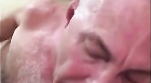 Amateur Daddy Gives Blowjob