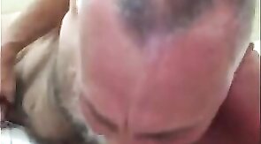 Amateur Daddy Gives Blowjob