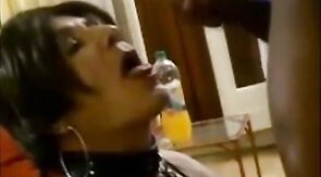 Sissy barebacked by a big black cock