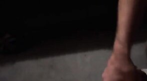 Bareback Amateur Blowjob with a Twink in the Garage