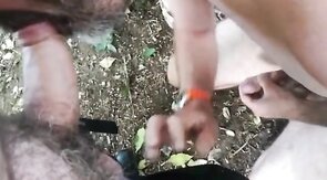 Outdoor Blowjob Tables Turned on Amateurs