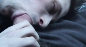 Big-Cock Blowjob in the Car with a Young Swedish Man