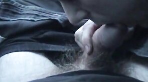 Big-Cock Blowjob in the Car with a Young Swedish Man