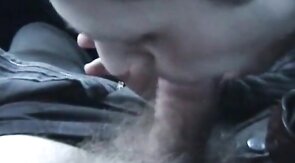 Big-Cock Blowjob in the Car with a Young Swedish Man