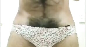 Muscle Man Strokes His Big Cock and Flexes